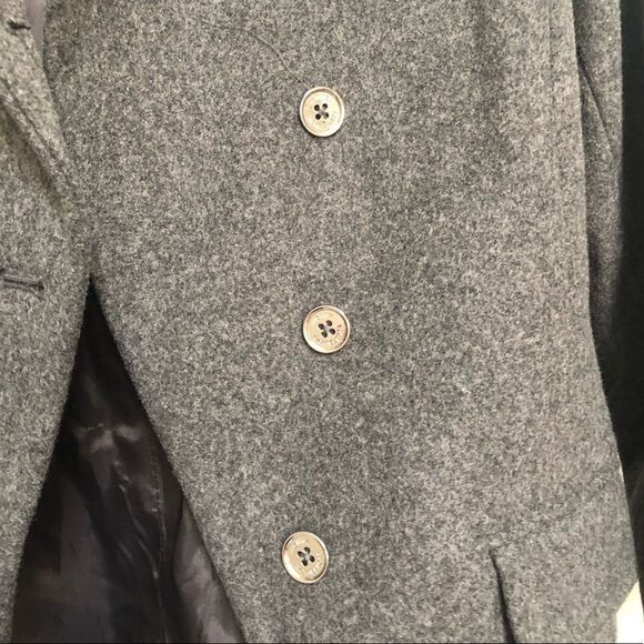 LIKE NEW grey Michael Kors wool blazer size 6 - Picture 6 of 10